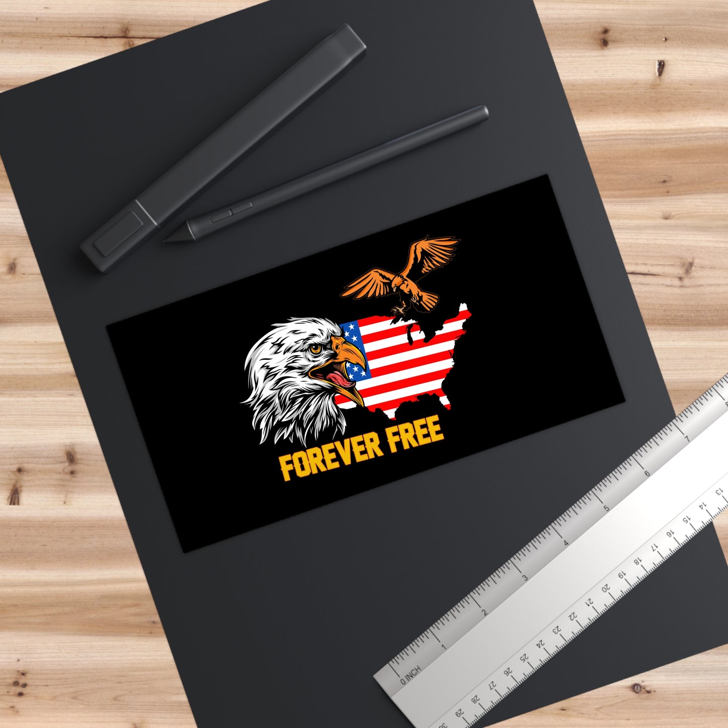 Forever Free American Patriots Bumper Stickers