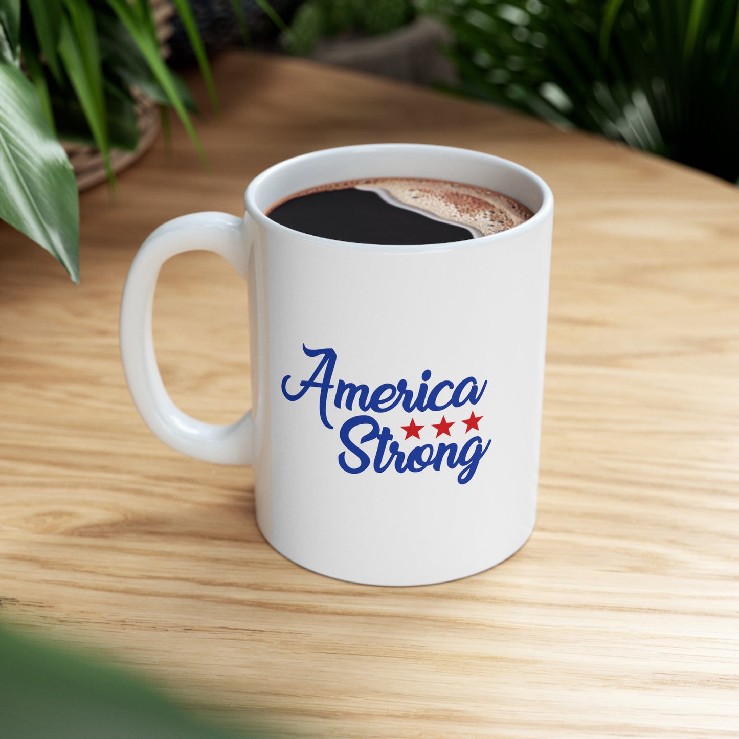 American Strong for the USA Patriot Ceramic Mug 11oz