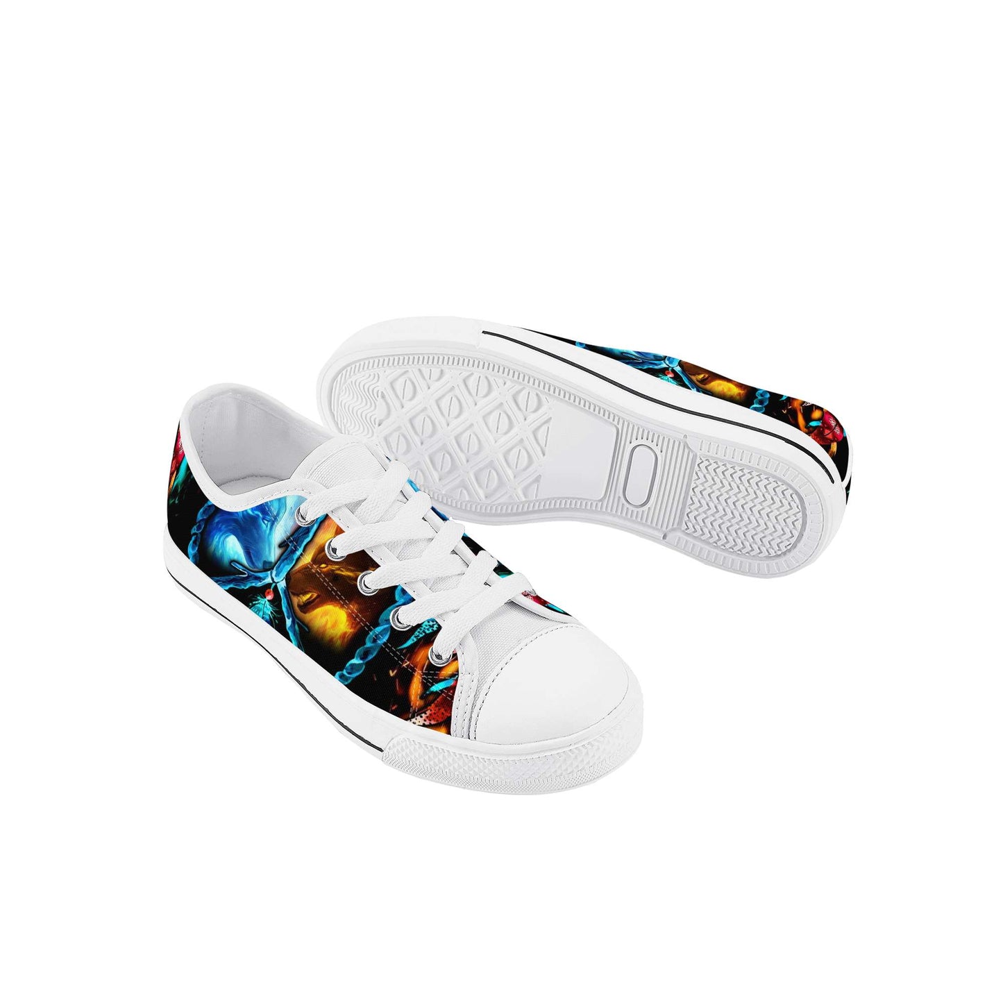 Back to School Kids Low Top Canvas Shoes
