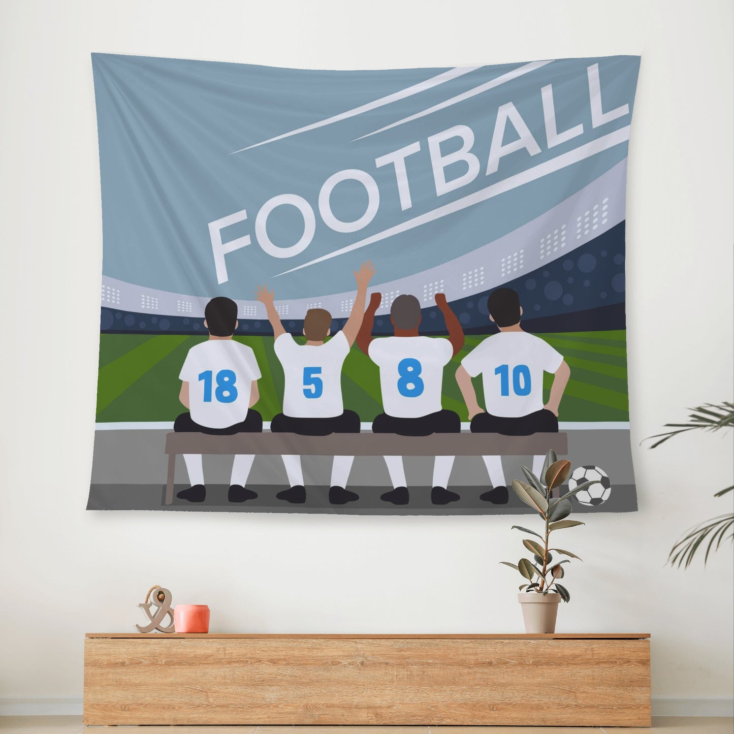 Football Tapestry To Bring A Sporty Feel to Any Room