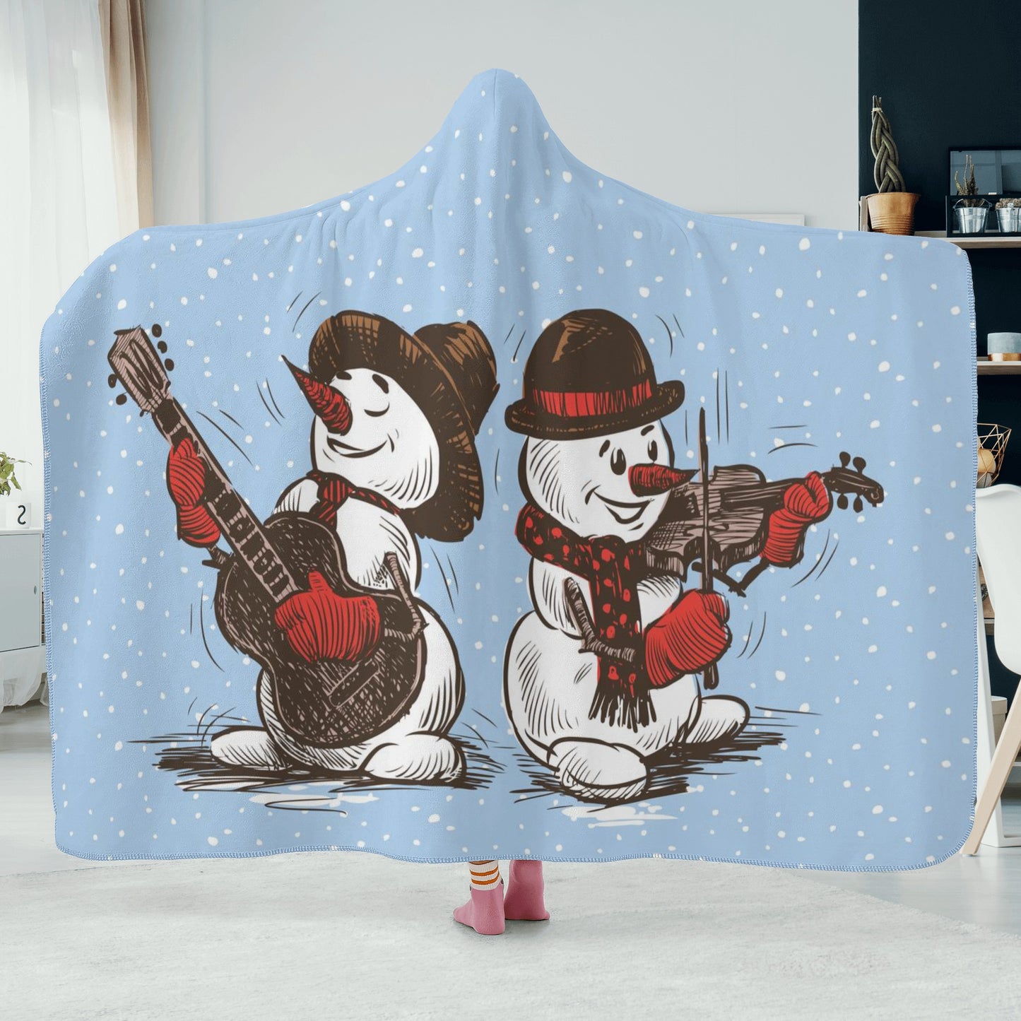 A Sing Along With Frosty and Friends  Hooded Blanket