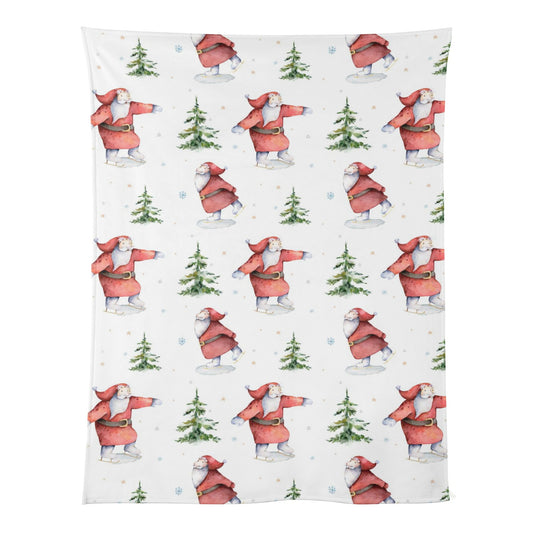 Have A Jolly Merry Christmas with this Santa Soft Flannel Breathable Blanket