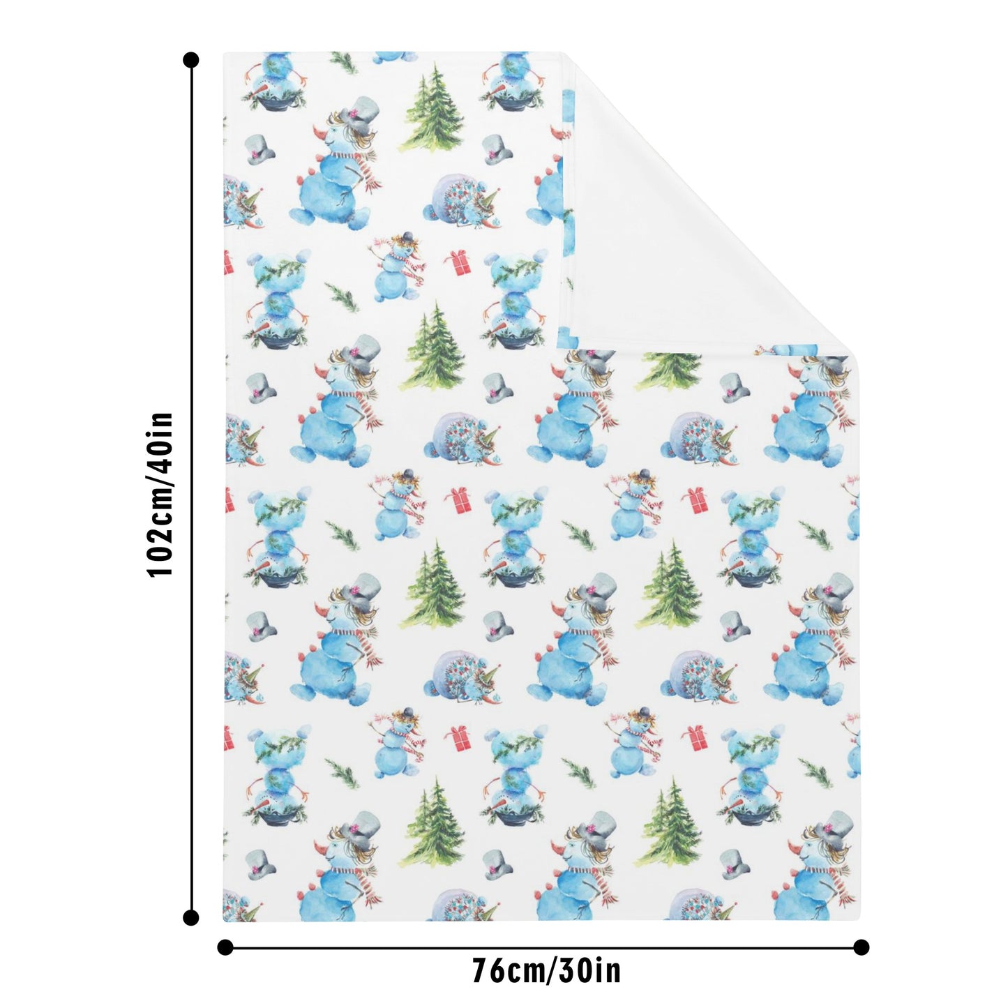 Frosty The Snowman Soft Flannel Breathable Blanket