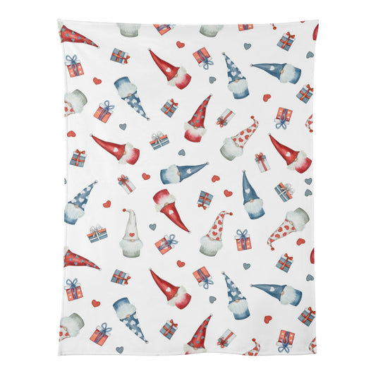 Its All Christmas Gnome Up in Here With This Soft Flannel Breathable Blanket for Babies and Tots