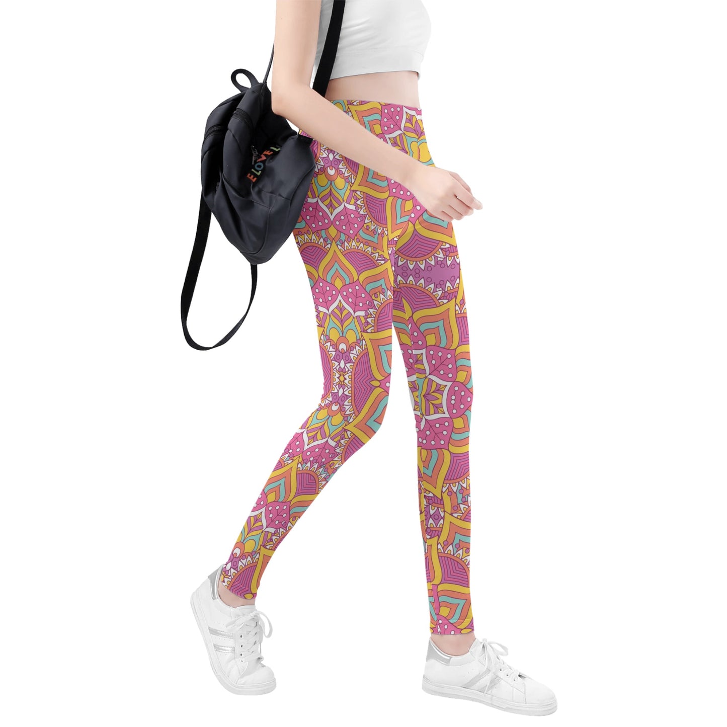 Pastel Multi-Color Womens Leggings that provide a perfect fit