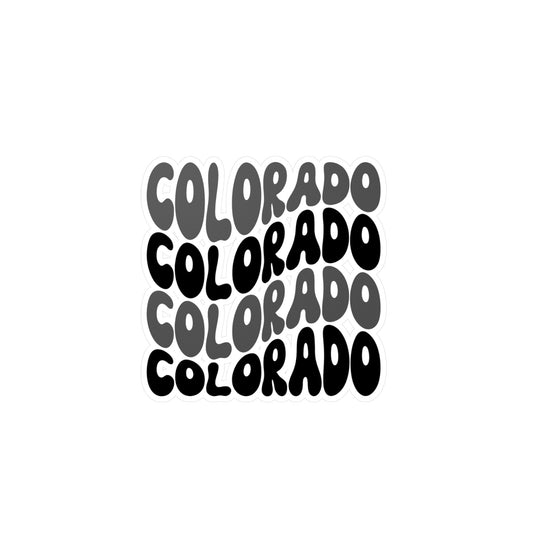 Colorado Day Celebration Kiss-Cut Vinyl Decals