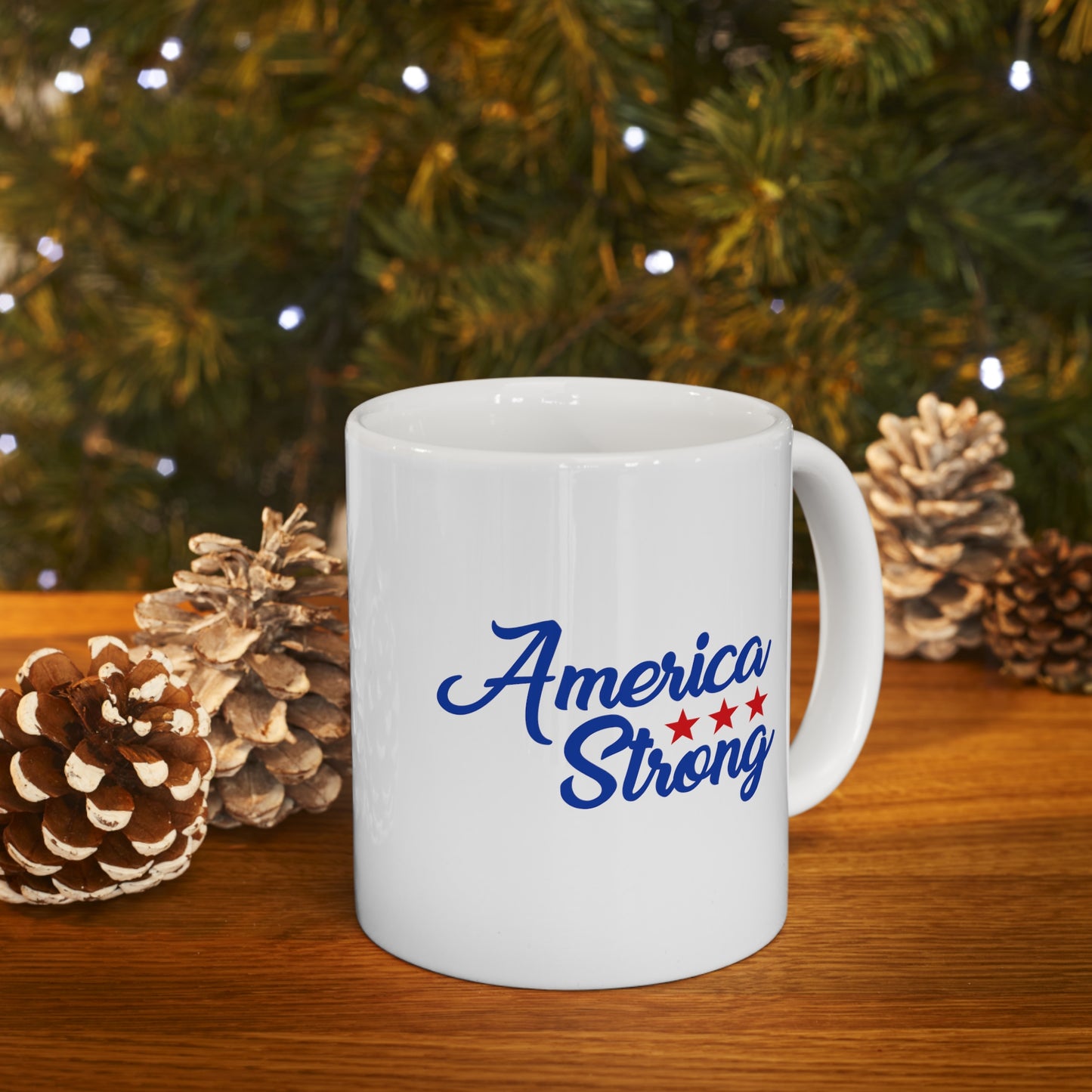 American Strong for the USA Patriot Ceramic Mug 11oz