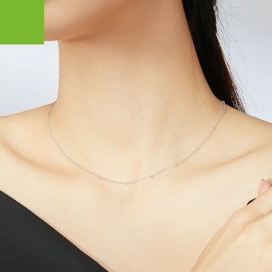 Delicate s925 Sterling Silver Necklace Base Chain