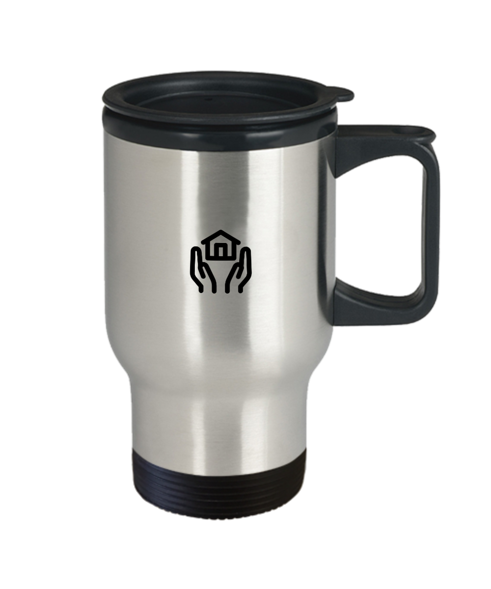 Safety Code Awareness Stainless Steel Travel Mug with Lid