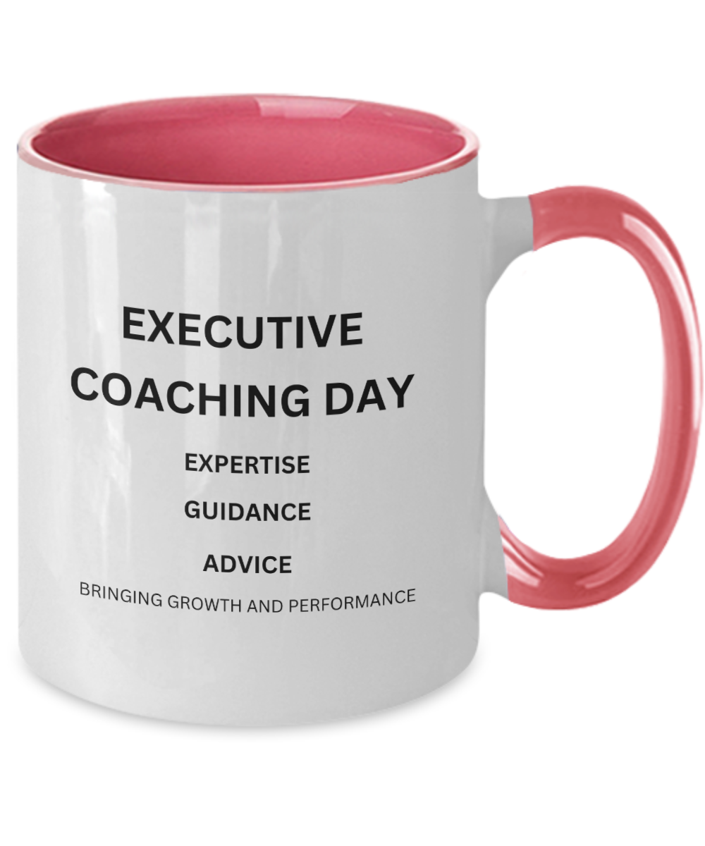 Executive Coaching Day Appreciation Two Tone Mug With Color Choice