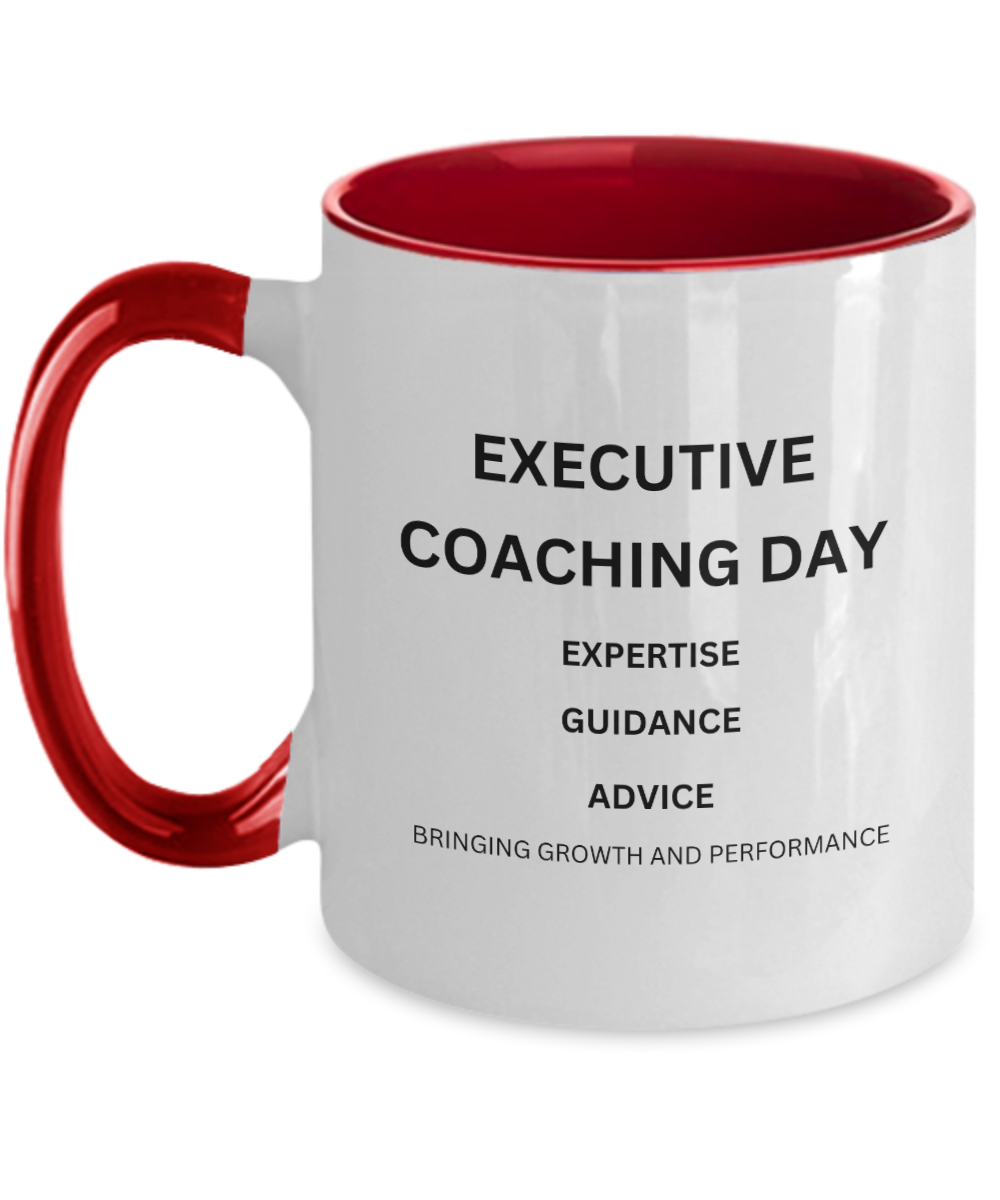 Executive Coaching Day Appreciation Two Tone Mug With Color Choice