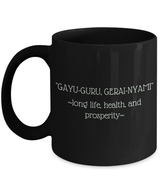 Celebrate National Gawai Dayak with this Black/White Mug Available in 2 Sizes