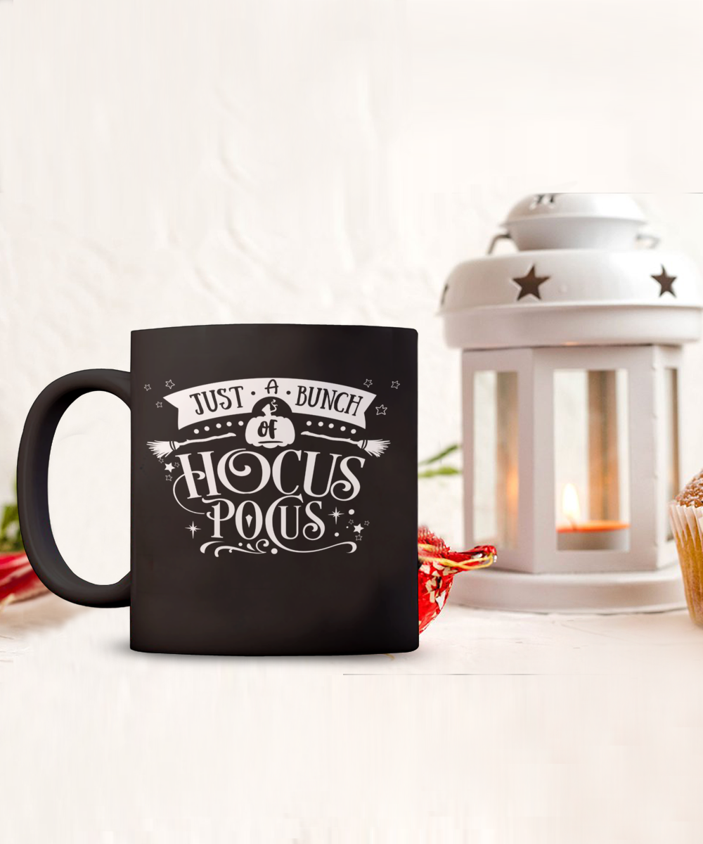 Whimsical Hocus Pocus Mug in Black for Your Family Witch