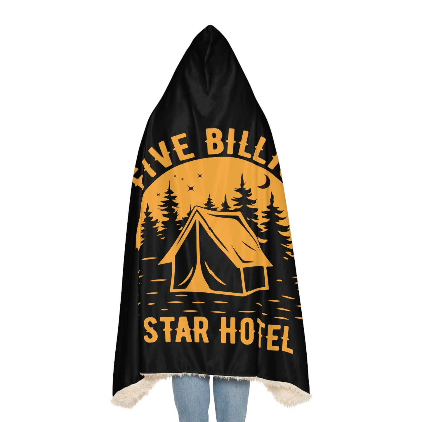 5 Billion Star Hotel Outdoor Snuggly Hooded Blanket
