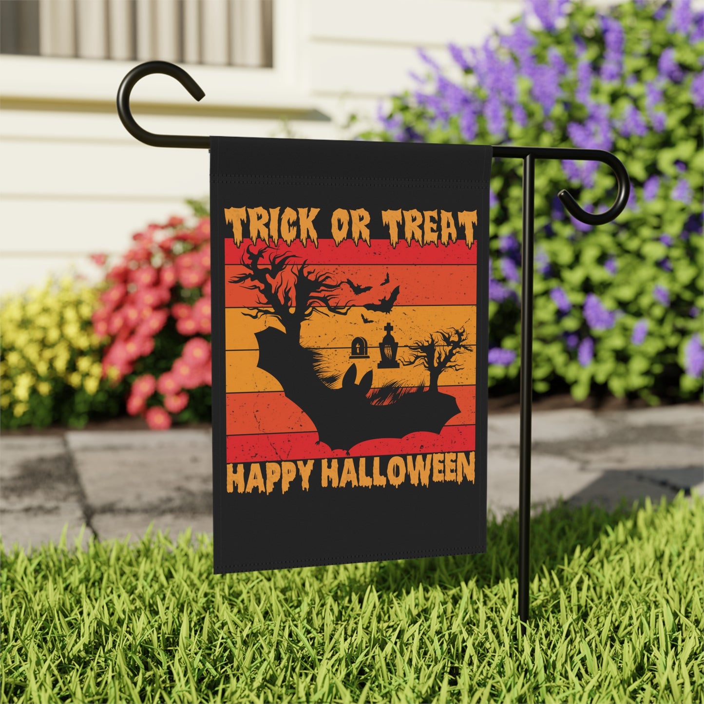 Trick or Treat Happy Halloween Party Banner To Let the Goblins Know Where It's At.