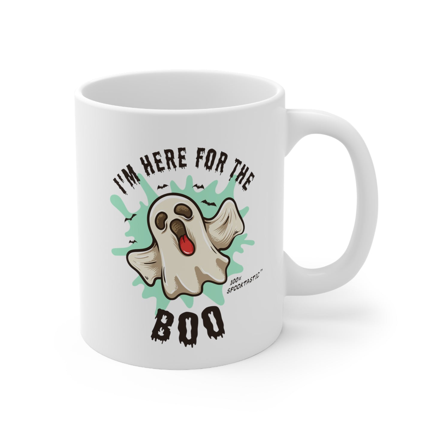 Here for the Boo Ceramic Halloween Mug 11oz