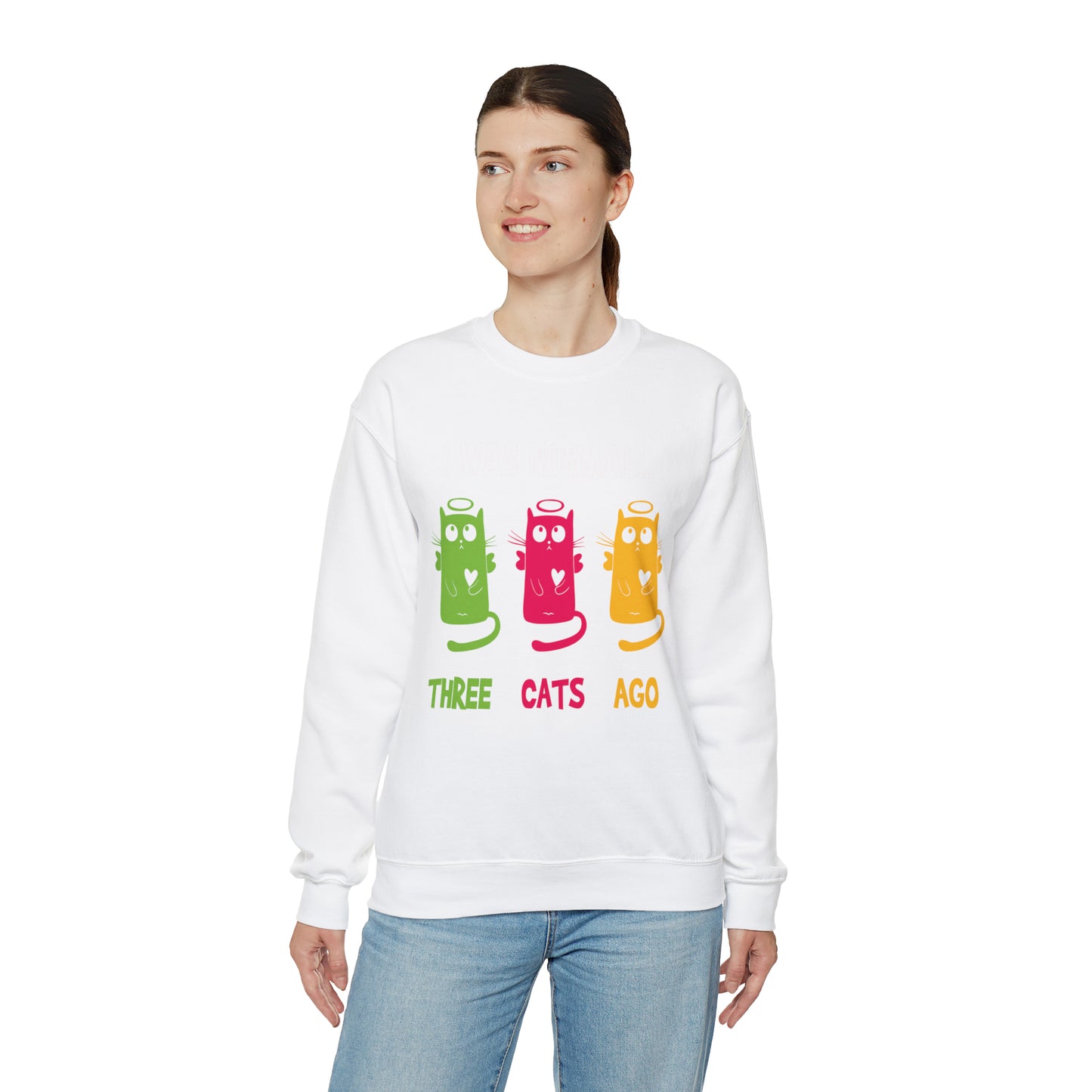Cat  Sweaters for the Cat Lovers Heavy Blend™ Crewneck Sweatshirt