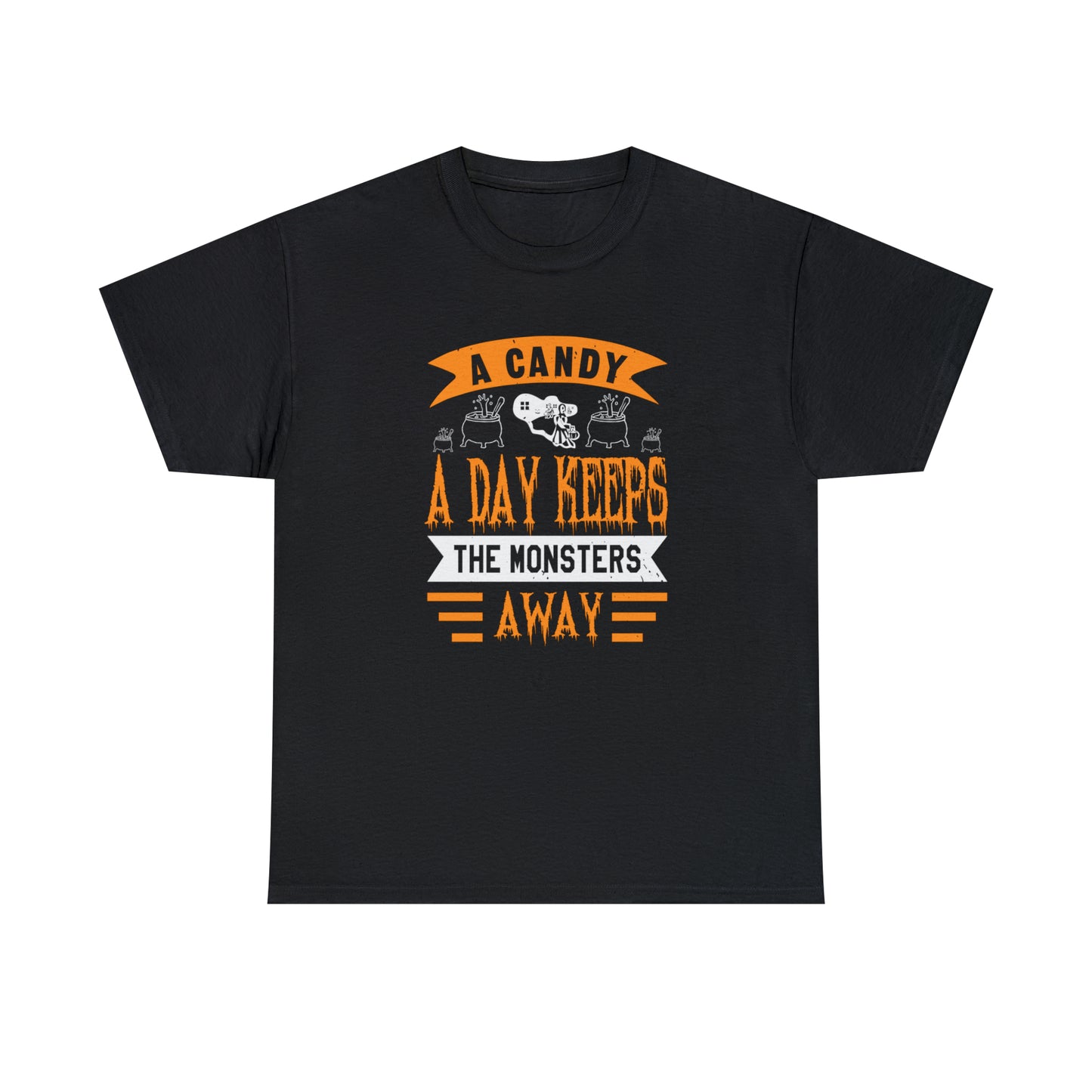 A Halloween Candy Keeps Them Away Heavy Cotton Tee For The Candy Lover
