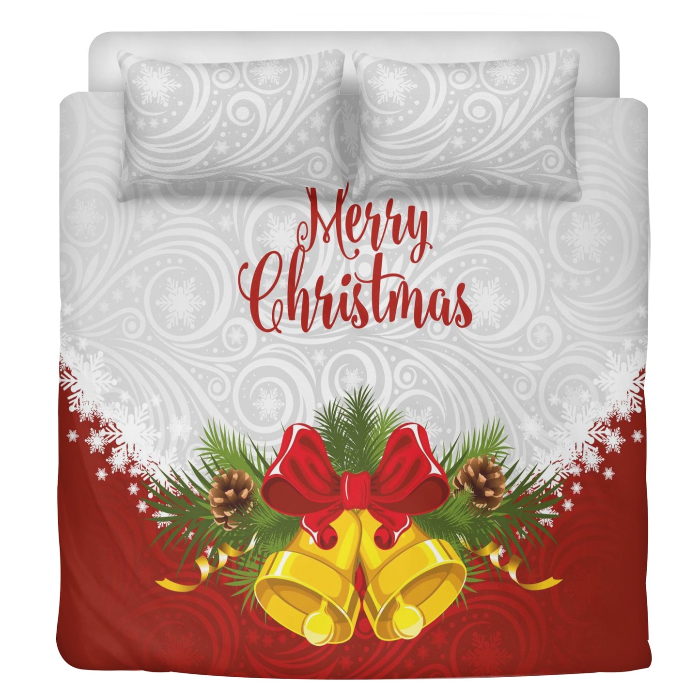 Merry Christmas Sheets to Help You Fall Asleep 3 Pcs Beddings