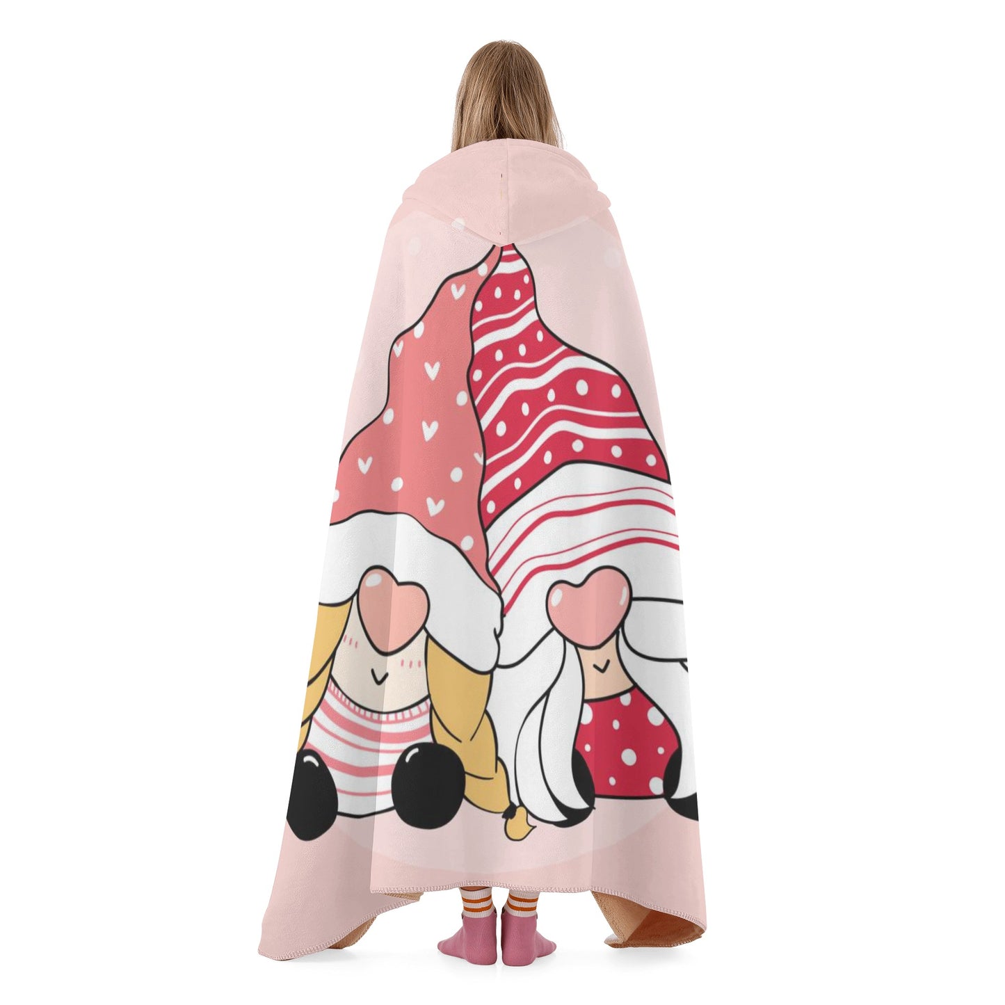 A Gnome Love  Hooded Blanket