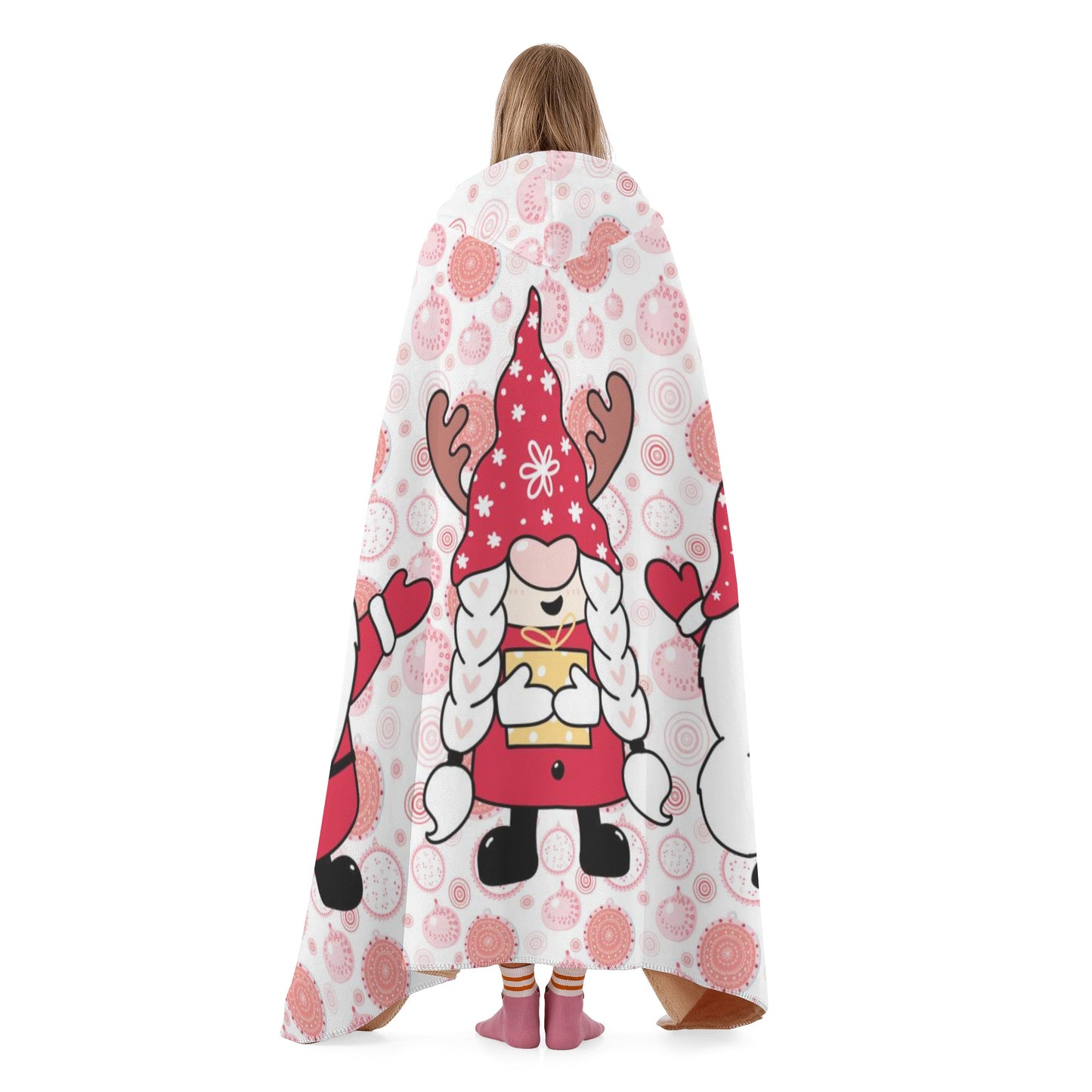 For the Love of Gnomes Hooded Blanket
