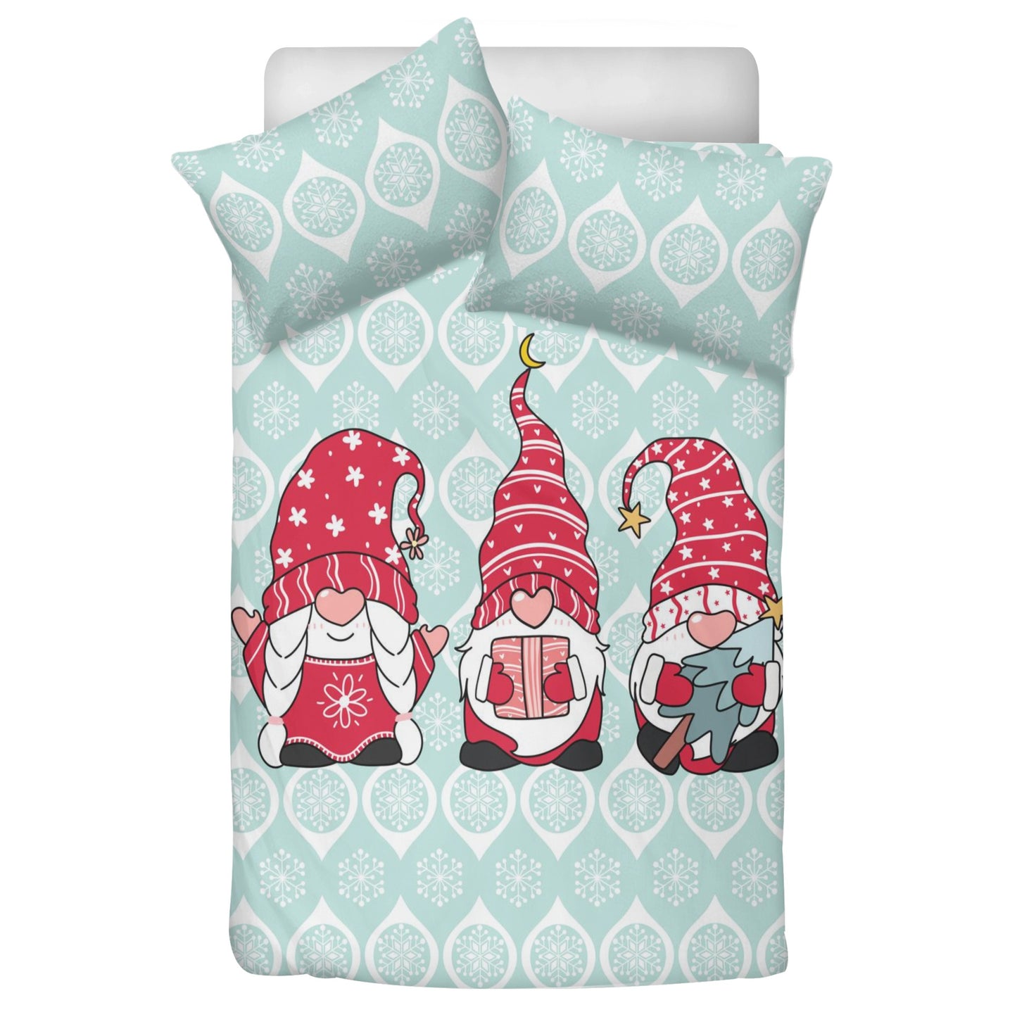 Gnomes to help you Fall Asleep 3 Pcs Beddings