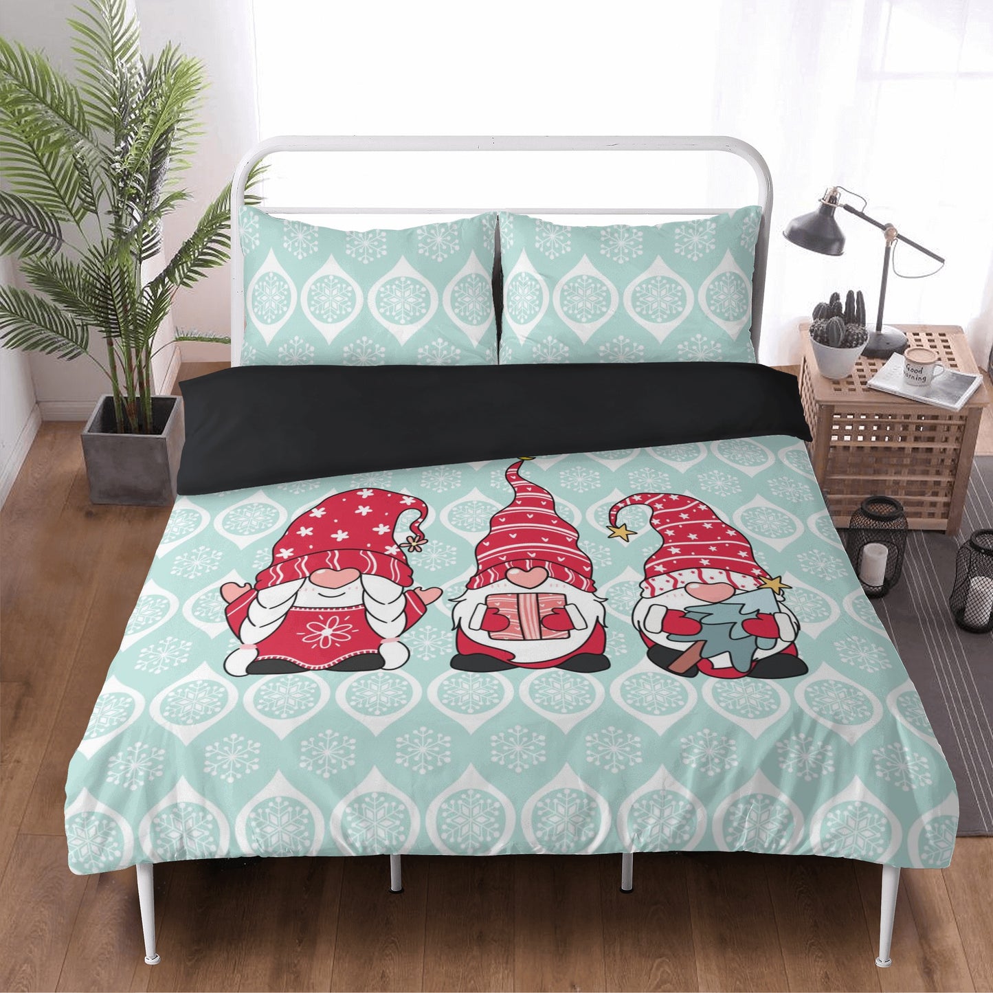 Gnomes to help you Fall Asleep 3 Pcs Beddings