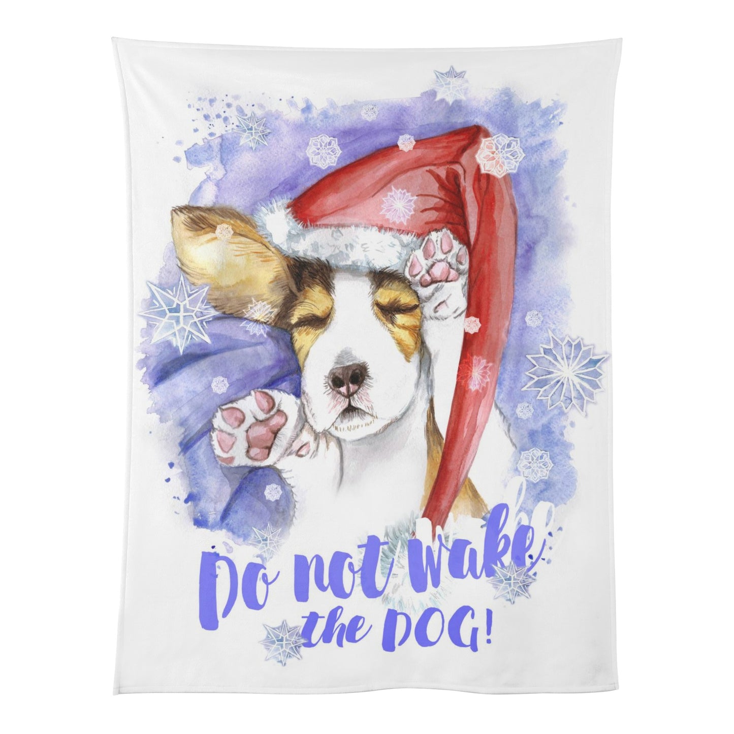 Do Not Wake the Dog Soft Flannel Breathable Blanket