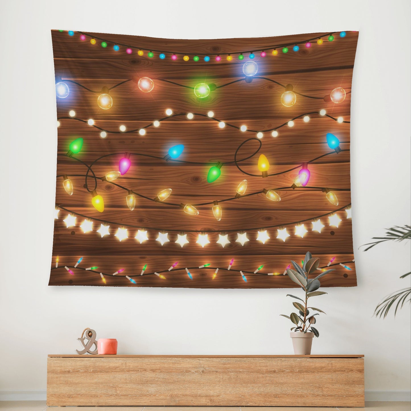 Go Green This Year And Avoid the Lights With the Creative Wall Tapestry