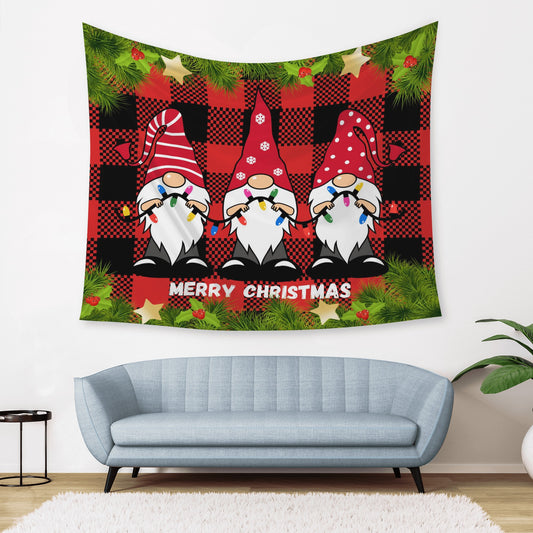 Christmas Without A Gnome Just Isnt Christmas Great Wall Tapestry