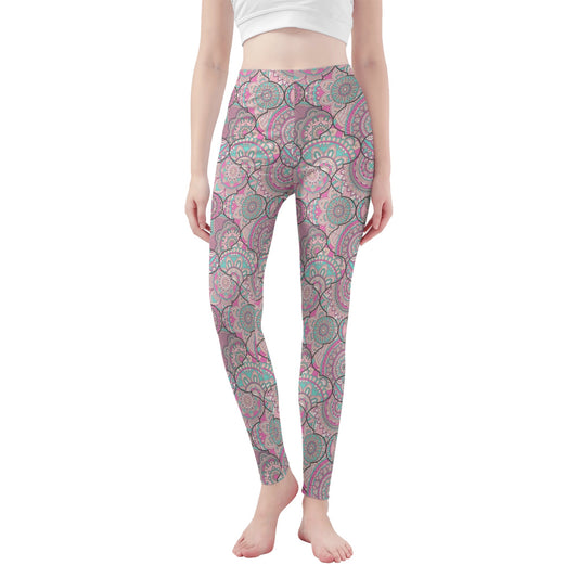 Pastel Tapestry 4 Season Womens Leggings that provide a perfect fit