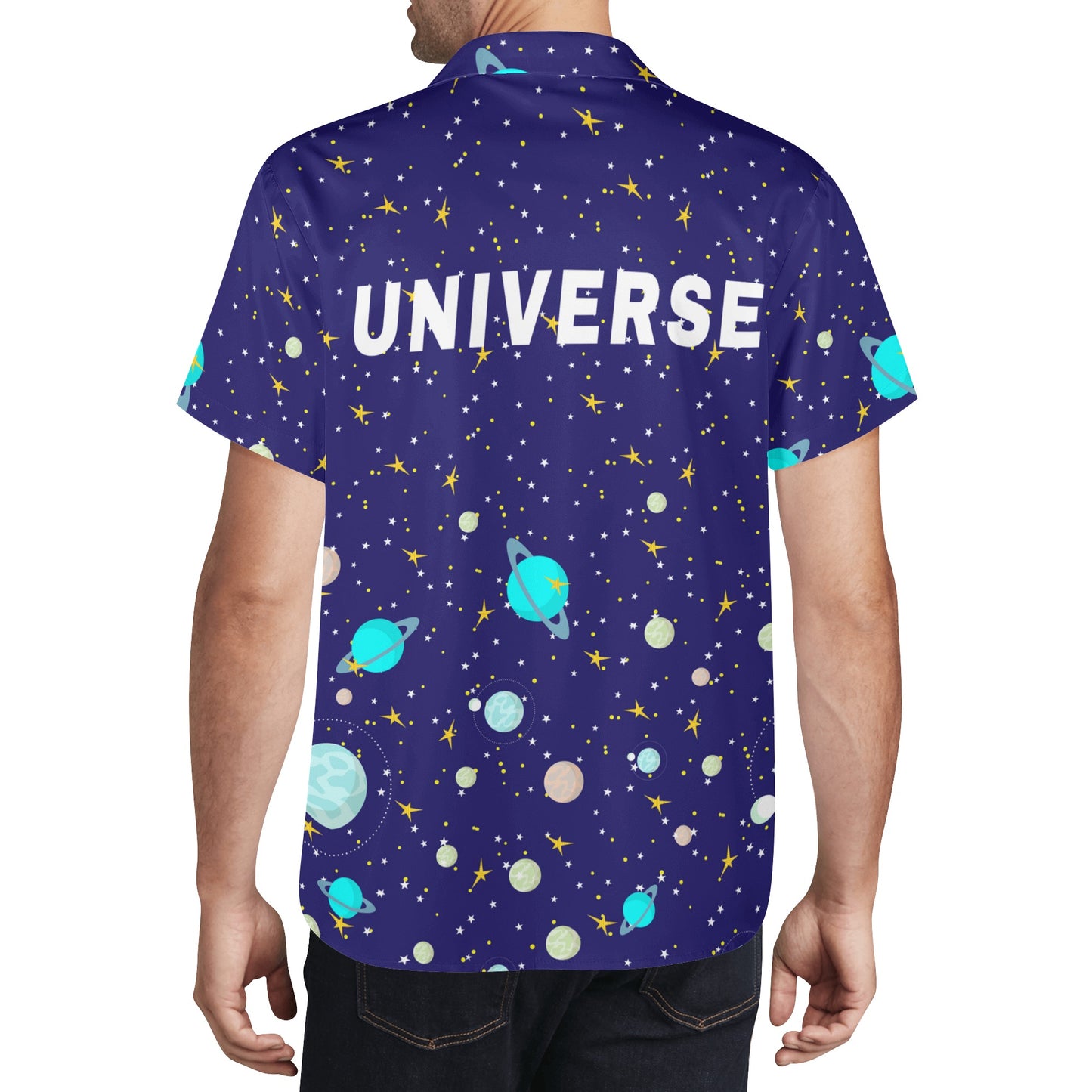 For the One Who Trusts the Universe Hawaiian Style Shirt for Men