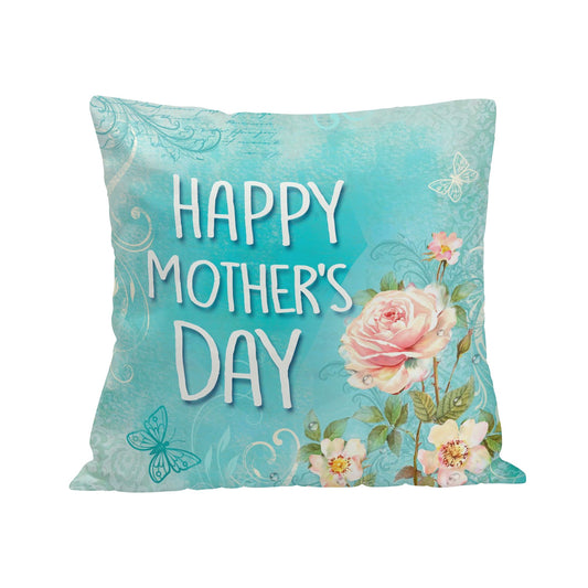 Beautiful Floral Mothers Day Pillow Cover A Gift That Says I Care