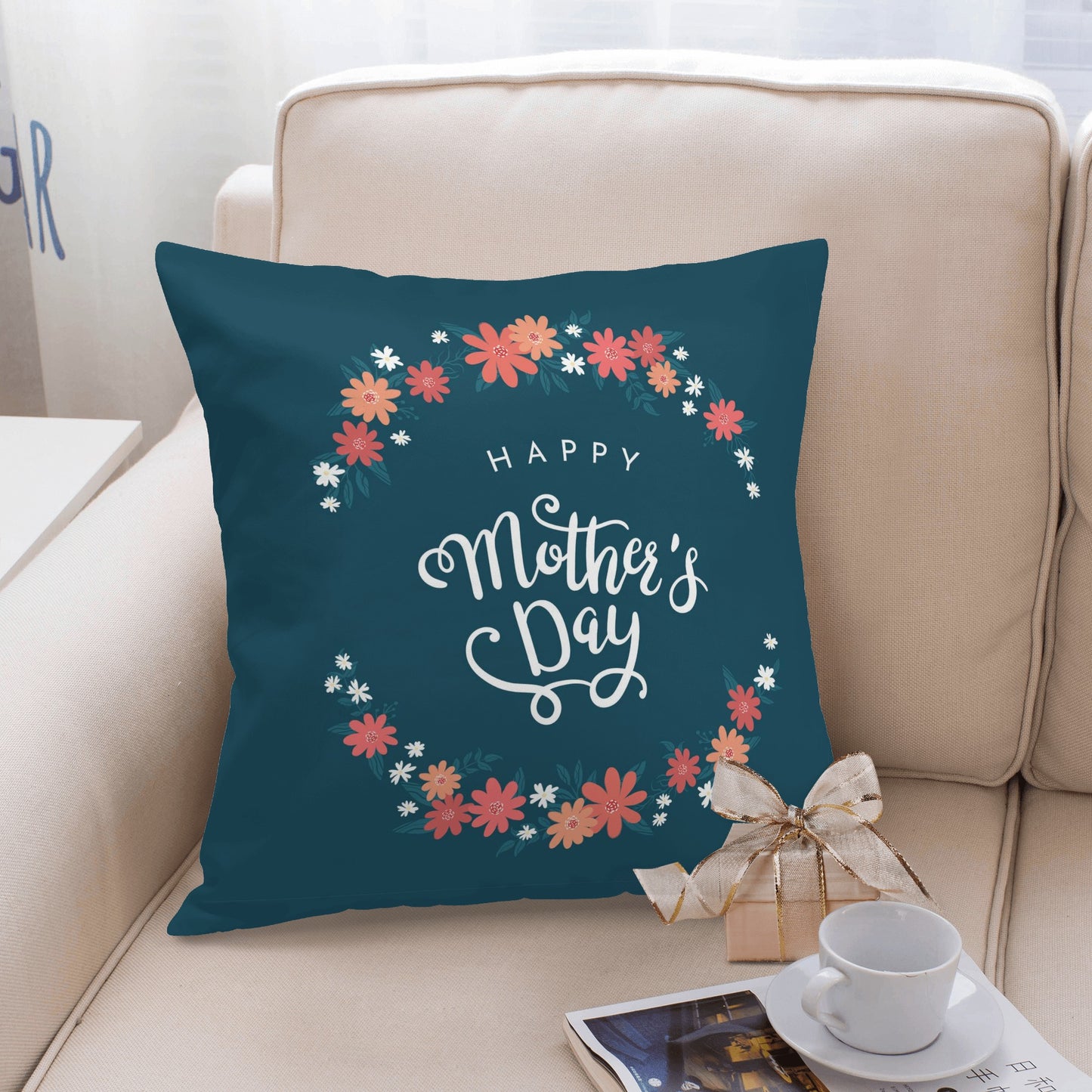Happy Mothers Day Collection Pillow Covers Let the Giving Begin
