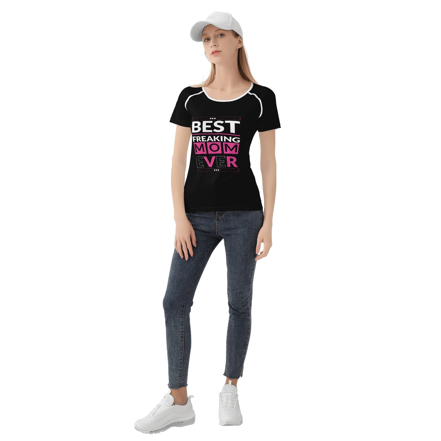 Best Freaking Mom Ever Womens All-Over Print T shirt