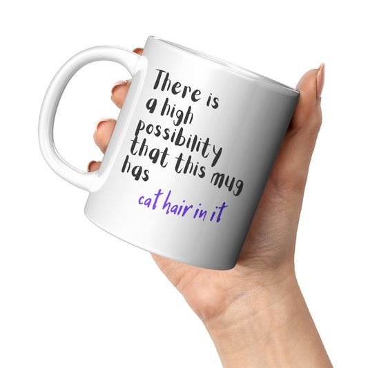 Comical Mug for the Cat Lover that Loves Coffee as Well