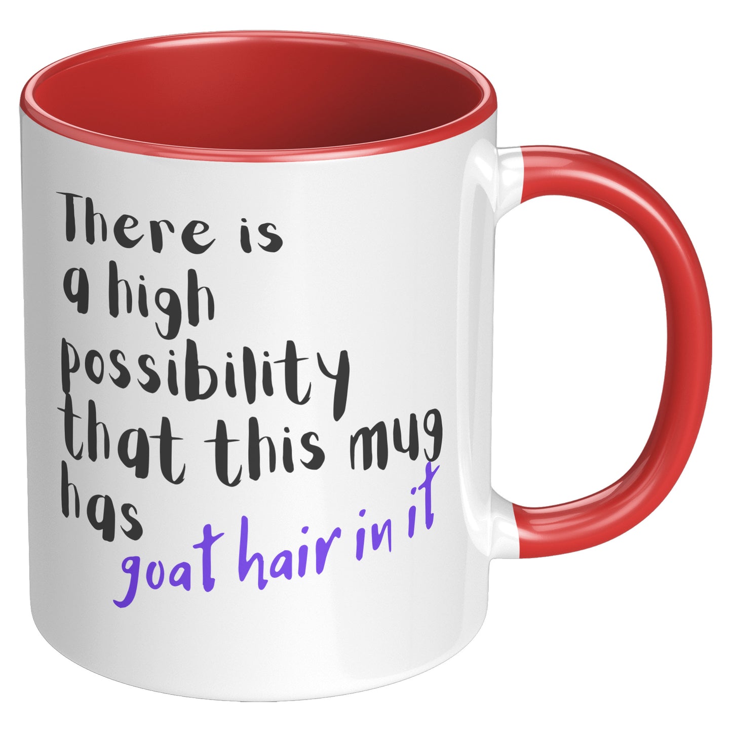Comical Mug for the Goat Lover that also Loves Coffee as Well