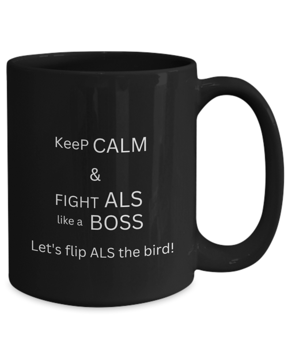 ALS Awareness Mug Black/White Available In 2 Sizes