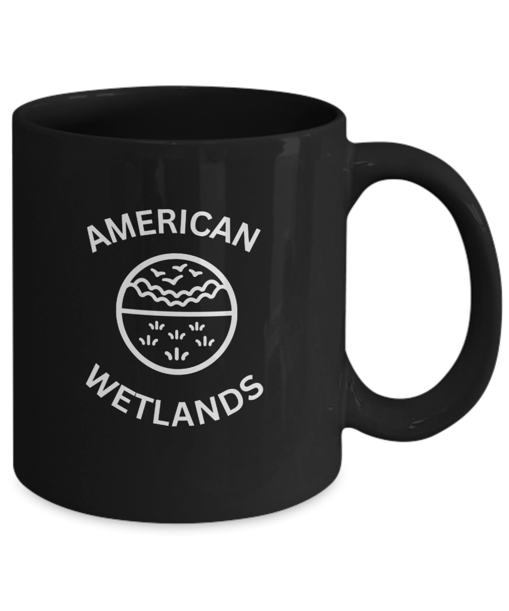 Charming "American Wetlands" Mug Black/White Available In 2 Sizes