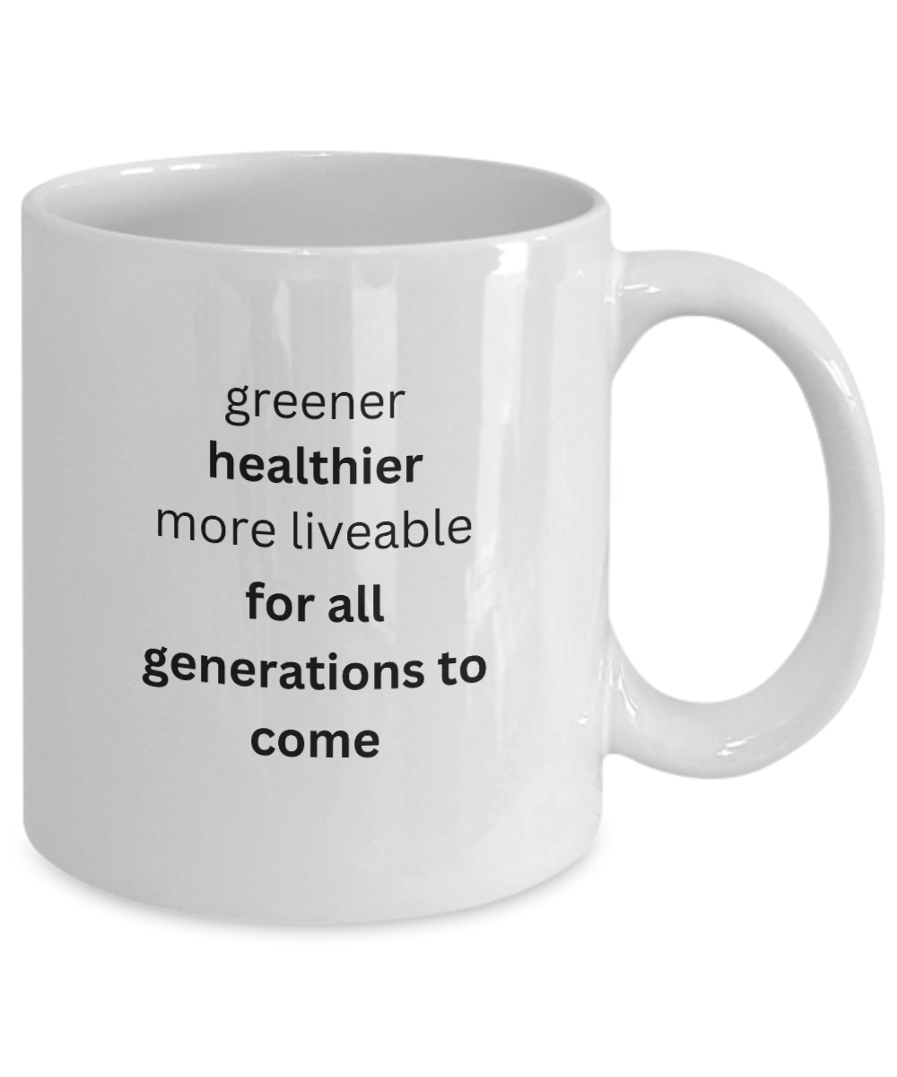 Motivational Clean Air Month Awareness Mug White/Black Available In 2 Sizes