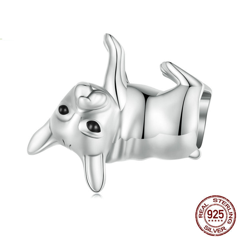 Animal Series Cute Dog S925 Silver Bracelet Beaded Accessories
