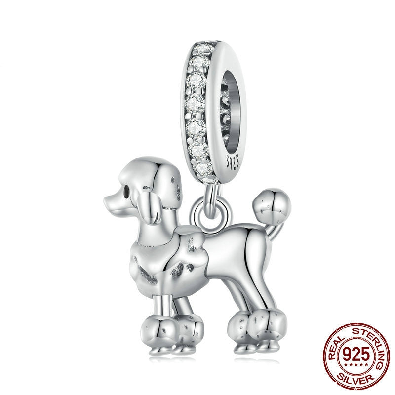 Animal Series Cute Dog S925 Silver Bracelet Beaded Accessories