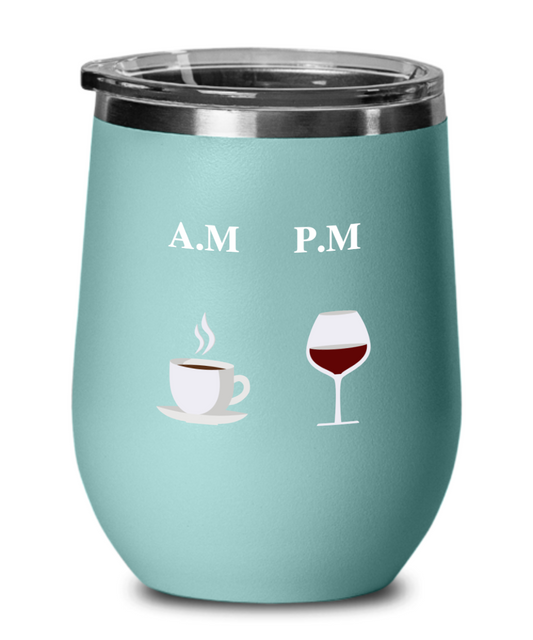 All Day A.M/P.M Multi Use Mug Insulated with Lid Several Color Choices