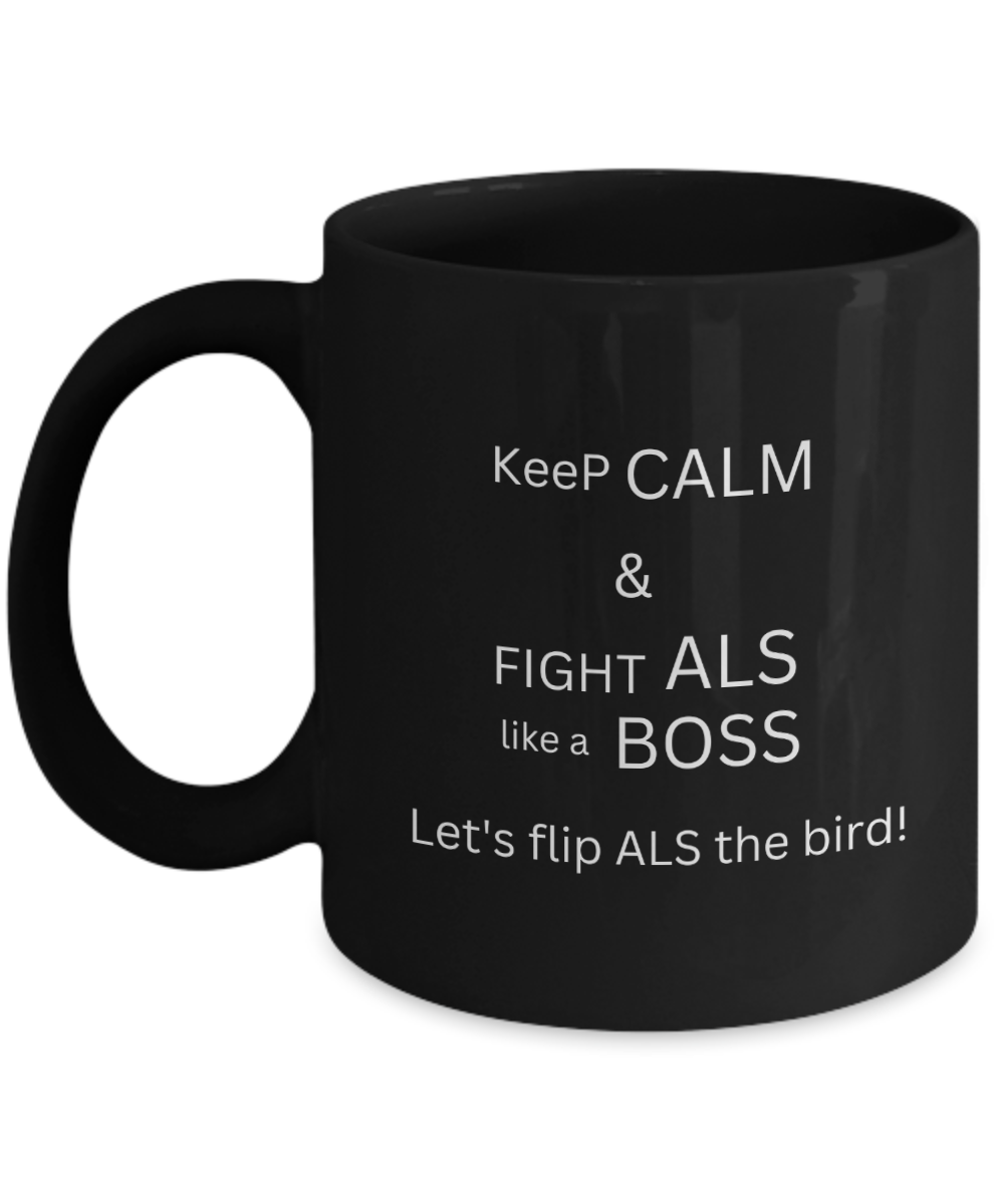 ALS Awareness Mug Black/White Available In 2 Sizes