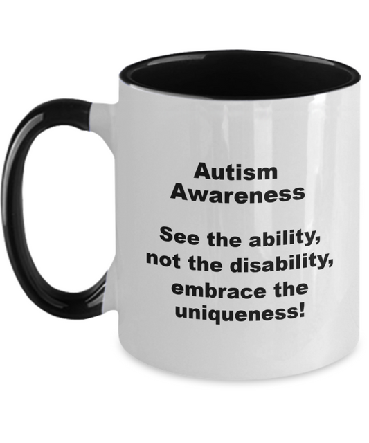 Autism Awareness Month, Black/White Multiple colors to Pick From