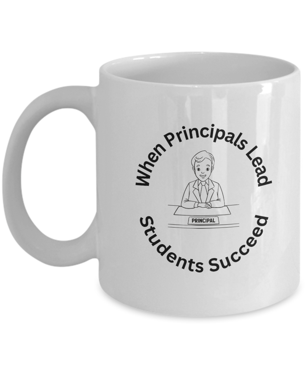 Celebrate School Principals Day Mug White/Black Available In 2 Sizes