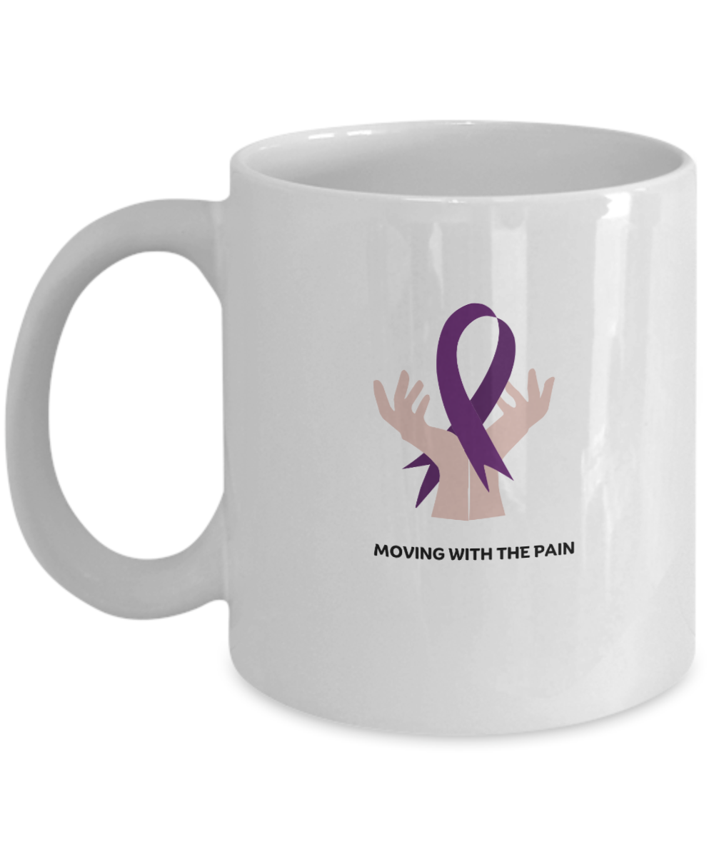 Inspirational Support for Fibromyalgia Awareness Mug Available In 2 Sizes
