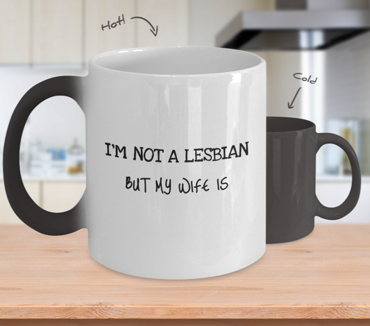 Color Changing Lgbt++ Lesbian Wife Pride Mug Cold/Hot