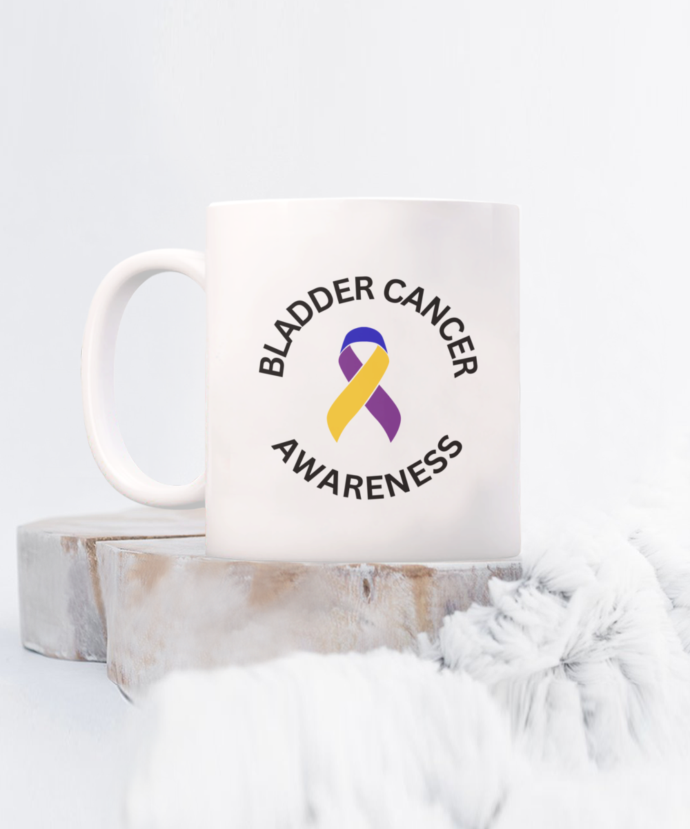 Support Bladder Cancer Awareness With This White 11oz Mug