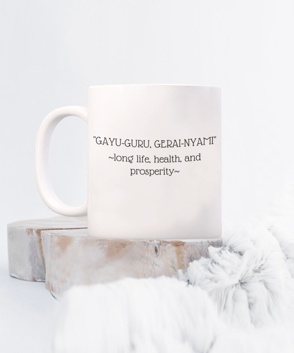 Celebrate National Gawai Dayak with this White/Black Mug Available in 2 Sizes